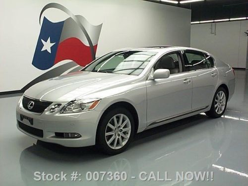 2007 lexus gs350 awd sunroof nav climate leather 42k mi texas direct auto