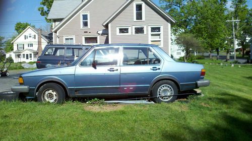 1984 volkswagen vw turbo diesel jetta parts or repair  ---- no reserve ----