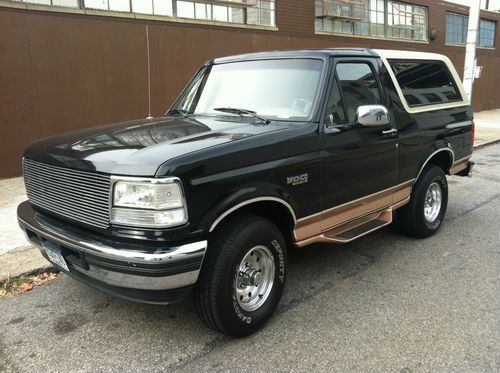 1995 ford bronco eddie bauer 4x4 black