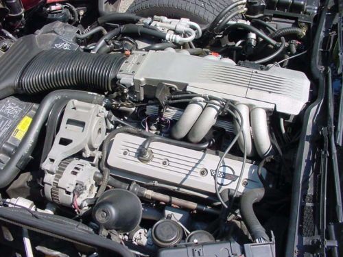 1991 Chevrolet Corvette Convertible 6 Speed with RARE HARD TOP Red/tan MINT cond, image 2