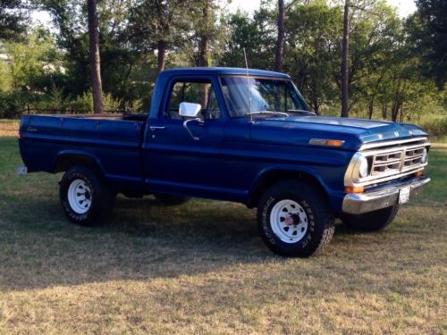 1972 ford f100 4x4 v8 390 daily driver short wide bed swb