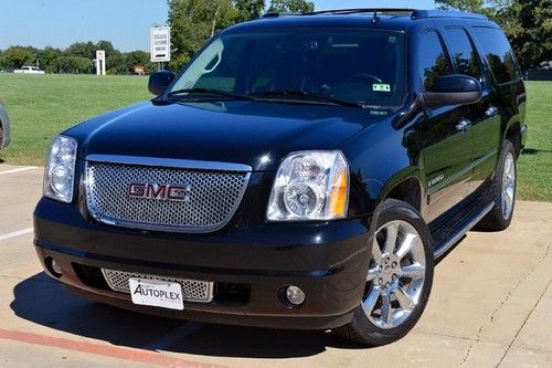 09 gmc yukon xl denali leather sunroof rear entertainment