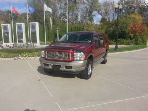 2004 ford excursion eddie bauer diesel low miles dvd must see