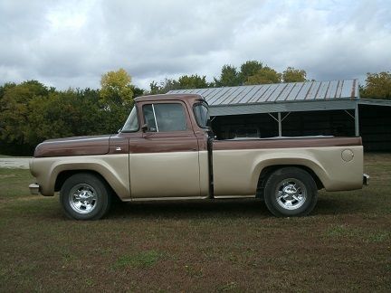 1959 ford f-100 custom cab big back window street rod hot rod classsic truck