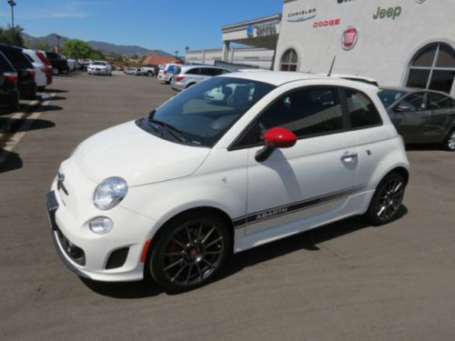 Abarth manual coupe 1.4l bluetooth connection bucket seats cruise control