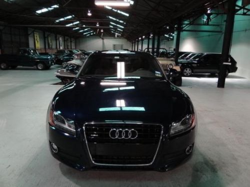 2008 audi a5 quattro base coupe 2-door 3.2l midnight blue, brown interior