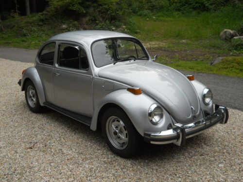 1977 volkswagen beetle fuel injected bug 2-door sedan vw factory sun roof