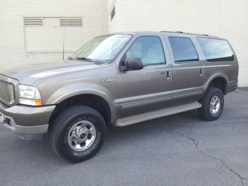 2003 ford excursion limted diesel 4x4  must see cleanest on ebay.no reserve!!