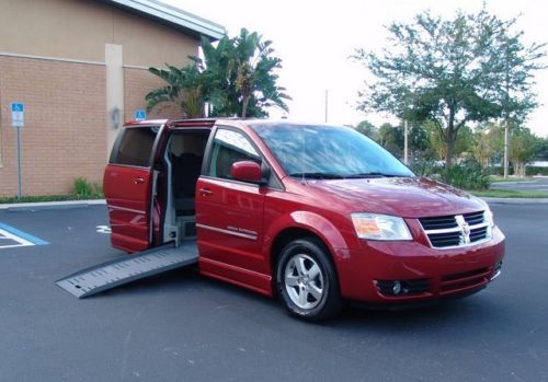 2008 dodge grand caravan sxt braun wheelchair handicap van, only 27k miles