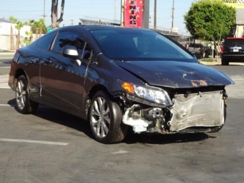 2012 honda civic si coupe damaged rebuilder only 11k miles starts only wont last