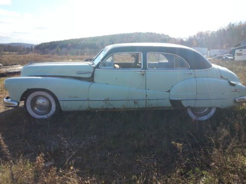1947 buick roadmaster dynaflow automatic barn find classic restorable project