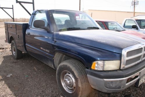 2001 dodge ram 2500 v8 magnum utility work bed blue