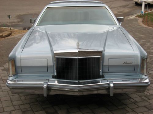 1978 lincoln mark v diamond jubilee blue edition, southern car, w/ accessories