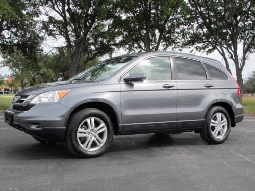 2011 crv exl 4x4 suv 17k, leather, lifetime warranty, 4wd, clean 1 owner