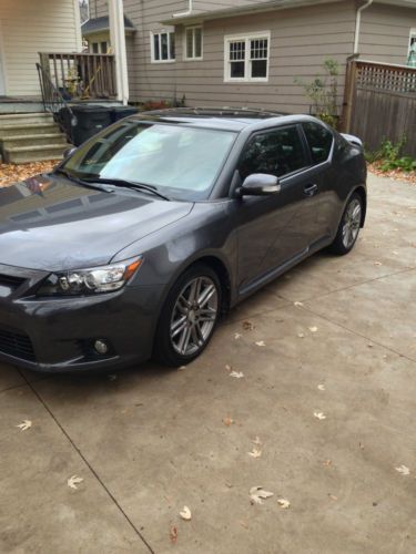 2011 scion tc 2.5l-26k 6speed manual, leather, cold air intake, loaded, clean!