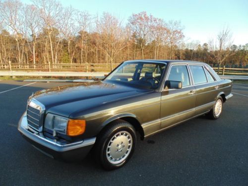 1989 mercedes 560 sel low mileage clean car !!! no reserve auction !!!!