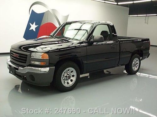 2006 gmc sierra regular cab 5-speed work truck only 66k texas direct auto