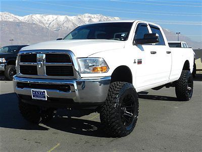 Dodge ram crew cab 4x4 cummins diesel custom new lift wheels tires 6 speed