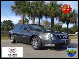 Cadillac certified 2011 dts premium collection navigation/chromes &amp; much more!
