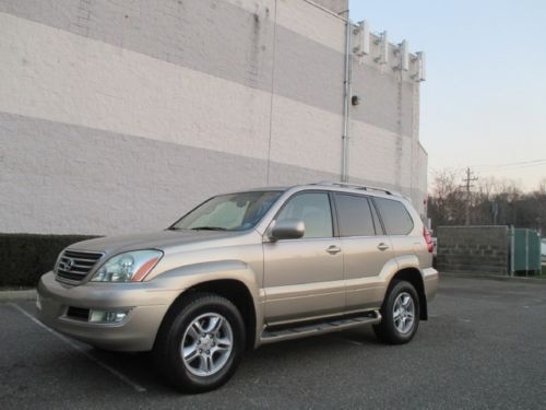 04 lexus gx470 gps navigation leather moonroof 4x4 third row seating