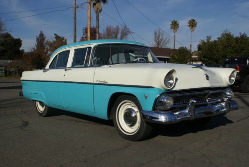 1955 ford customline four door sedan fairlane 272 y block