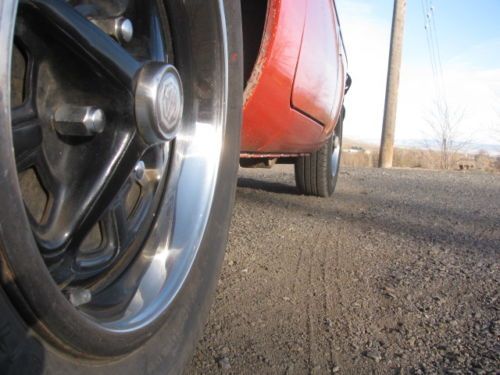 1977 MG MGB Flamenco red convertible Tourer, image 6