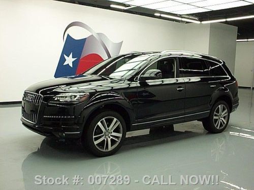 2013 audi q7 3.0t quattro awd pano roof nav 20&#039;s 10k mi texas direct auto