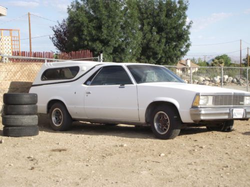 1981 chevrolet el camino base standard cab pickup 2-door 3.8l