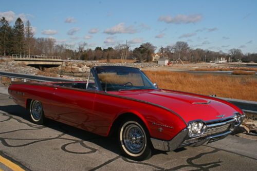 1962 ford thunderbird convertible &#034;restored, original engine, gorgeous!!!&#034;0.