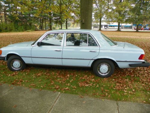 1977 mercedes benz 450 sel, european model low miles, beautiful, automobile 4 dr