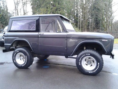 1966 ford bronco 4x4 v-8-351 engine no reserve