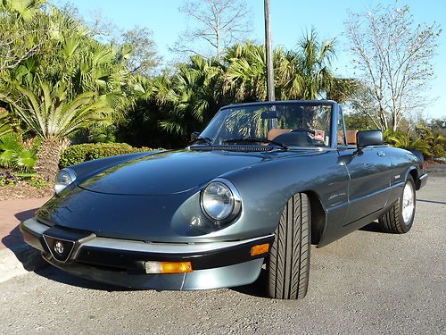 Pristine 1986 alfa romeo spider veloce