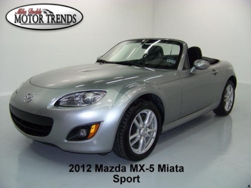 Sport convertible auto paddle shift media cruise 2012 mazda miata mx-5 7k