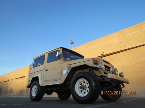 No reserve 1976 toyota fj40 4x4 46k org miles all original survivor 2nd owner