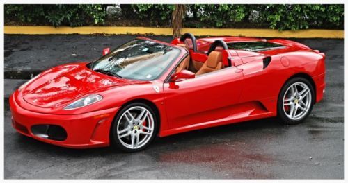 No reserve - ferrari f430 spyder all dealer services garaged kept clean title !!