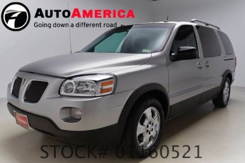 49k low miles 2006 pontiac montana sv6 sport fwd van leather rear entertainemt