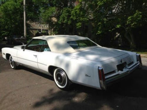 1976 cadillac eldorado  34k low miles garaged  original convertible