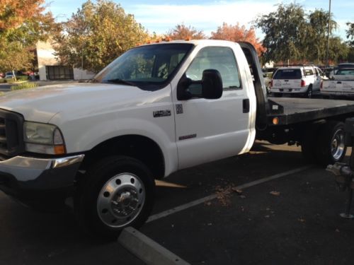 2004 ford f-450 flatbed cm bed dually