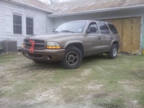 2000 dodge durango slt plus sport utility 4-door 5.9l gold