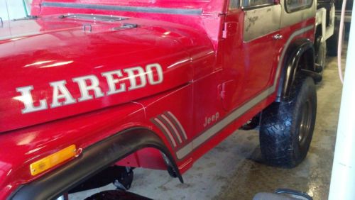 Amazing jeep cj7 red excellent shape