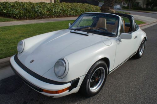 Original california 1987 porsche 911 targa with 99k original miles &amp; records!