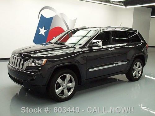 2011 jeep grand cherokee overland 4x4 pano roof nav 34k texas direct auto