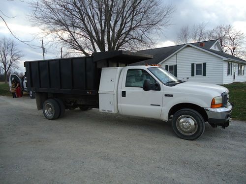 2000 ford f-550 dump truck w/ plow