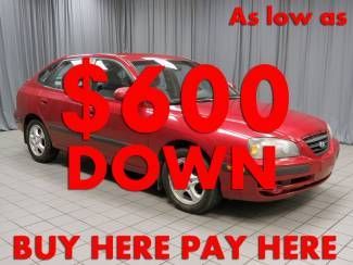2004(04) hyundai elantra gt beautiful red! save huge! must see!!!
