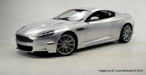 2009 aston martin dbs 6-speed manual 619 miles lightning silver obsidian as-new!