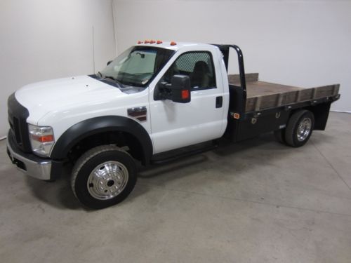 08 ford f550 super duty 6.4l v8 turbo diesel 10ft flat 4x4  xl 80pix