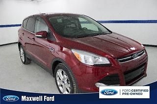13 ford escape fwd 4dr sel leather 2.0 ecoboost ford certified pre owned