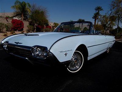 1962 ford thunderbird retractable top all original bird  selling no reserve!!