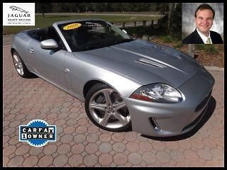 2010 jaguar xk 2dr conv xkr supercharged, navigation, bluetooth, heated leather