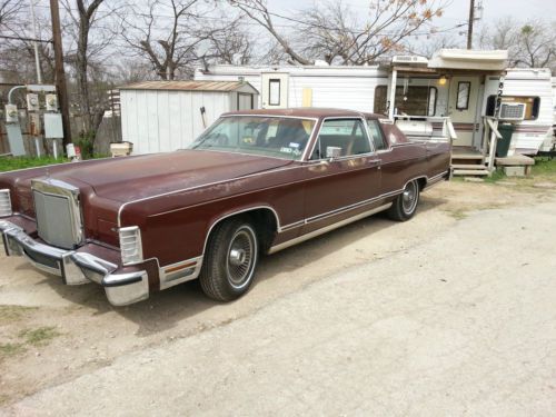 1979 lincoln continental base hardtop 2-door 6.6l